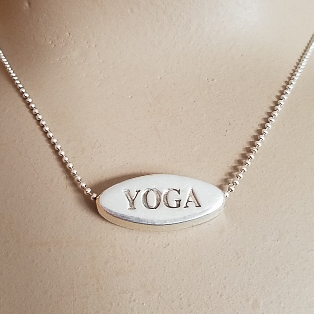 Sterling YOGA-OM necklace - Picture 2 of 7